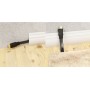 GLOBOSTAR® MORALES 61277 Μοντέρνο Κρεμαστό Φωτιστικό Οροφής LED 54W 6048lm 300° AC 220-240V IP20 Ρυθμιζόμενο Λευκό CCT με Χειριστήριο από 2700K έως 6000K Dimmable - Lumileds SMD Chip - Νίκελ Βούρτσας - Μ90 x Π14 x Υ14cm - 3 Χρόνια Εγγύηση