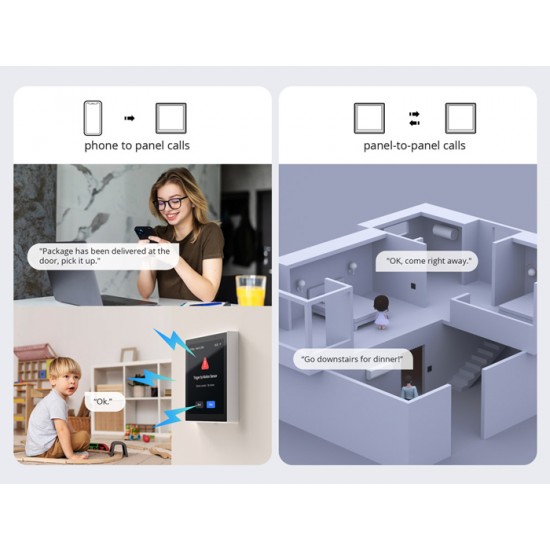SONOFF smart panel ελέγχου NSPanel Pro, οθόνη αφής, Wi-Fi, Zigbee, λευκό