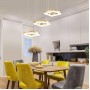 POWERTECH LED φωτιστικό οροφής HLL-0101, 35W, 4000K, 70x120cm, χρυσό