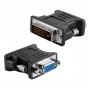 POWERTECH αντάπτορας VGA θηλυκό σε DVI 24+1 αρσενικό CAB-G036, μαύρος