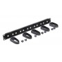 DELOCK cable management 43345 για rack 19"/1U, 5x γάντζοι, μαύρο