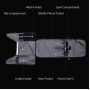 ARCTIC HUNTER τσάντα πλάτης B00465 με θήκη laptop 15.6", 25L, μαύρη