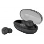 CELEBRAT earphones με θήκη φόρτισης TWS-W32, True Wireless, Φ8mm, μαύρα