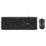 POWERTECH set ποντίκι & πληκτρολόγιο PT-1067, ενσύρματο, 1000DPI, μαύρο