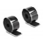 POWERTECH αυτοκόλλητα τύπου Velcro TIES-067 σε ρολό 5m, 45x50mm, μαύρο