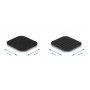POWERTECH αυτοκόλλητα τύπου Velcro TIES-067 σε ρολό 5m, 45x50mm, μαύρο