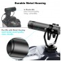 SYNCO μικρόφωνο για κάμερα SY-M1-BK, δυναμικό, 3.5mm, shock mount, μαύρο