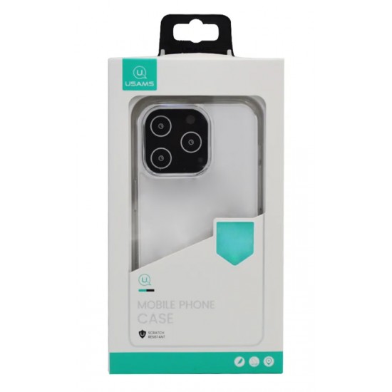 USAMS θήκη Binz για iPhone 14 Plus, μαύρη & διάφανη