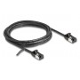DELOCK καλώδιο δικτύου 80184, CAT 8.1 U/FTP, 40Gbps, εύκαμπτο, 2m, μαύρο