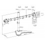 BRATECK βάση γραφείου για 2x οθόνες LDT66-T024, 17-32", έως 9kg