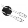 POWERTECH οργανωτές καλωδίων TIES-073, 2 θέσεις, Φ7mm, μαύρο, 10τμχ