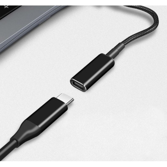 POWERTECH αντάπτορας τροφοδοσίας laptop CAB-UC073, USB-C σε HP 4.8x1.7mm, μαύρος