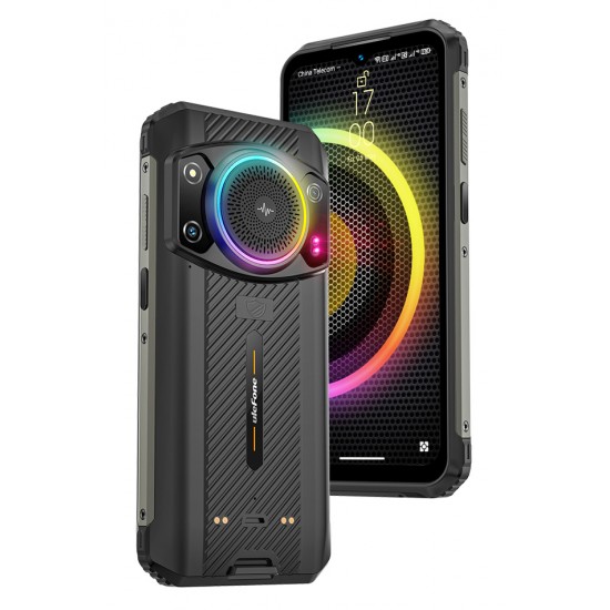 ULEFONE smartphone Armor 21 με ηχείο 3.5W, 6.58", 8/256GB, 9600mAh, IP68/IP69K, μαύρο