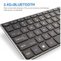 RIITEK ασύρματο πληκτρολόγιο RT721 με touchpad, Bluetooth & 2.4GHz