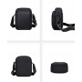 ARCTIC HUNTER τσάντα ώμου K00542, με θήκη tablet 9.7", 4L, μαύρη