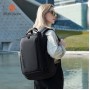 ARCTIC HUNTER τσάντα πλάτης B00554 με θήκη laptop 15.6", 20L, USB, μαύρη