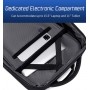 ARCTIC HUNTER τσάντα πλάτης B00550 με θήκη laptop 15.6", 23.5L, μαύρη