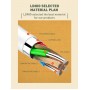 LDNIO καλώδιο USB-C σε USB-C LC121C, 65W PD, 1m, λευκό