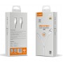 LDNIO καλώδιο USB-C σε USB-C LC121C, 65W PD, 1m, λευκό