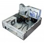 POWERTECH PC Case PT-1099 με 250W PSU, Micro-ATX, 356x102x338mm, μαύρο