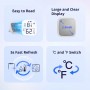 SONOFF smart θερμόμετρο & υγρασιόμετρο SNZB-02D, LCD, ZigBee