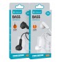 CELEBRAT earphones με μικρόφωνο G23, 3.5mm σύνδεση, Φ14mm, 1.2m, μαύρα