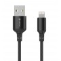 CELEBRAT καλώδιο Lightning σε USB CB-32, 2.4A, 1m, μαύρο