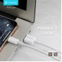 CELEBRAT καλώδιο Micro USB σε USB CB-24M, 2.1A, 1.2m, λευκό