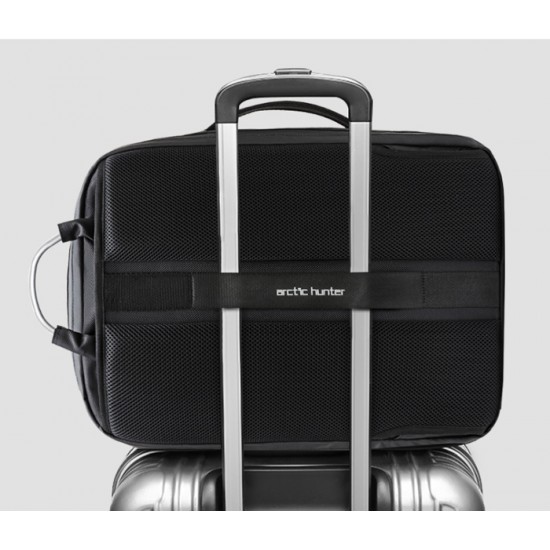 ARCTIC HUNTER τσάντα πλάτης B00227L με θήκη laptop 17", 41L, USB, μαύρη