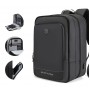 ARCTIC HUNTER τσάντα πλάτης B00227L με θήκη laptop 17", 41L, USB, μαύρη