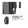 ARCTIC HUNTER τσάντα πλάτης B00227L με θήκη laptop 17", 41L, USB, μαύρη