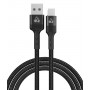 POWERTECH καλώδιο USB σε Micro USB PTR-0125, 12W 2.4A, copper, 1m, μαύρο