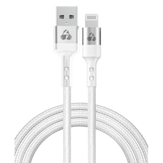 POWERTECH καλώδιο USB σε Lightning PTR-0126, 12W, copper, 1m, λευκό