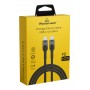 POWERTECH καλώδιο USB-C PTR-0130, PD 60W, copper, 1m, μαύρο