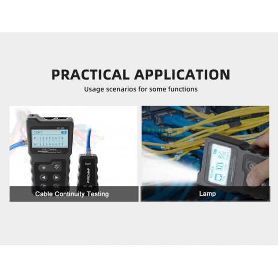NOYAFA tester καλωδίων δικτύου NF-488 για RJ45 PoE