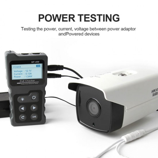 NOYAFA tester καλωδίων δικτύου NF-488 για RJ45 PoE