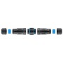 GOOBAY αδιάβροχος σύνδεσμος RJ45 Cat 6A 59582, IP68, μαύρος