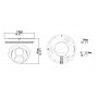 UNIARCH IP κάμερα IPC-T213-APF28W, 2.8mm 3MP, IP67, PoE, LED, SD, IR 30m
