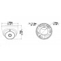 UNIARCH υβριδική κάμερα UAC-T132-F28-H, 2.8mm, 2MP, IR 20m