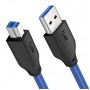 CABLETIME καλώδιο USB σε USB Type B CT-C160-U3-AMBM, 5Gbps, 2m, μπλε