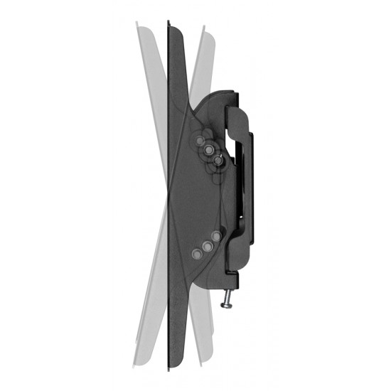 POWERTECH επιτοίχια βάση τηλεόρασης PT-1126, 23-43", έως 45kg, ρυθμιζόμενη κλίση