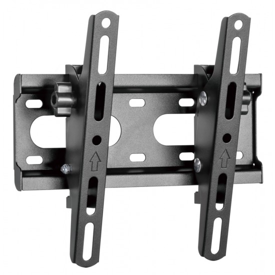 POWERTECH επιτοίχια βάση τηλεόρασης PT-1126, 23-43", έως 45kg, ρυθμιζόμενη κλίση