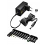 GOOBAY επιτοίχιος φορτιστής 64568, 3V-12V, 12W/1A, 12 tips