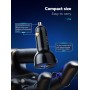 LDNIO φορτιστής αυτοκινήτου C101 με καλώδιο, USB/USB-C, 100W PD, μαύρος