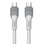 LDNIO καλώδιο USB-C σε USB-C LC601C, 100W PD, 1m, γκρι
