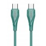 LDNIO καλώδιο USB-C σε USB-C LC611C, 65W PD, 1m, πράσινο