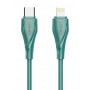 LDNIO καλώδιο Lightning σε USB-C LC611I, 30W PD, 1m, πράσινο