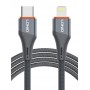LDNIO καλώδιο Lightning σε USB-C LC631I, 30W PD, 1m, γκρι