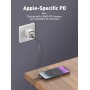 LDNIO καλώδιο Lightning σε USB-C LC672I, 30W PD, 2m, μπλε