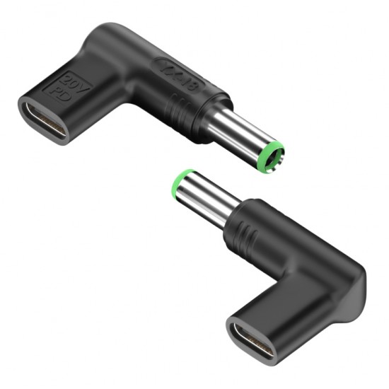POWERTECH αντάπτορας τροφοδοσίας laptop YX-18, USB-C σε Toshiba 6.3x3mm, μαύρος
